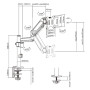 DISPLAY ACC MOUNTING ARM/17-32 MA-DA1P-01 GEMBIRD
