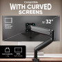 MONITOR ACC DESK MOUNT/17-49 BLACK G100-B ONKRON