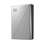 External HDD, WESTERN DIGITAL, My Passport Ultra, 4TB, USB 3.0, Colour Silver, WDBFTM0040BSL-WESN