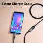 CABLE USB2.0 MALE TO FEMALE/2M BLACK CBIBH VENTION