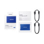 External SSD, SAMSUNG, T7, 2TB, USB 3.2, Write speed 1000 MBytes/sec, Read speed 1050 MBytes/sec, MU-PC2T0H/WW