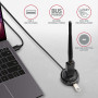 I/O HUB USB3.2 4PORT ROUND/1.2M HUE-P1AL AXAGON