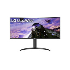LCD Monitor, LG, 34WP65CP-B, 34, Gaming/Curved/21 : 9, Panel VA, 3440x1440, 21:9, 160Hz, Matte, 1 ms, Speakers, Height adjustable, Tilt, Colour Black, 34WP65CP-B