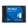 SSD, WESTERN DIGITAL, Blue SA510, 2TB, SATA 3.0, Write speed 520 MBytes/sec, Read speed 560 MBytes/sec, 2,5, TBW 500 TB, MTBF 1750000 hours, WDS200T3B0A