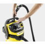 Vacuum Cleaner, KARCHER, Input power 1200 W, Dust capacity 25 L, Drum vacuum, Cleaning type Dry&wet, Dust container Dust bag, Colour Black/Yellow, 1.628-317.0
