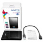 External HDD, ADATA, HV620S, 1TB, USB 3.1, Colour Black, AHV620S-1TU31-CBK