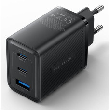MOBILE CHARGER WALL 65W USB/3P BLACK FERB0-EU VENTION