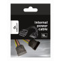 CABLE POWER SPLITTER SATA/0.15M CC-SATAM2F-01 GEMBIRD