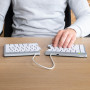 KEYBOARD WRL COMPACT BREAK/WHITE RGOSBUSWLWH R-GO TOOLS