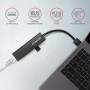 I/O HUB USB3.2 3PORT GLAN/0.2M HMA-GL3A AXAGON
