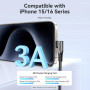 CABLE USB-C TO USB-C/1M GRAY TRAHF VENTION