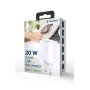 CHARGER USB UNIVERSAL QC3.0/TA-UC-PDQC20-01-W GEMBIRD