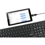 KEYBOARD FLEXIBLE USB ENG/BLACK KB-109F-B GEMBIRD
