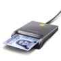 CARD READER FLAT SMARTCARD/ID/USB2.0 1.3M CRE-SM3T AXAGON