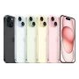 MOBILE PHONE IPHONE 15/128GB BLACK MTP03ZD/A APPLE