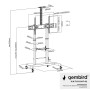 TV SET ACC FLOOR STAND 60-100/TVS-100T-02 GEMBIRD