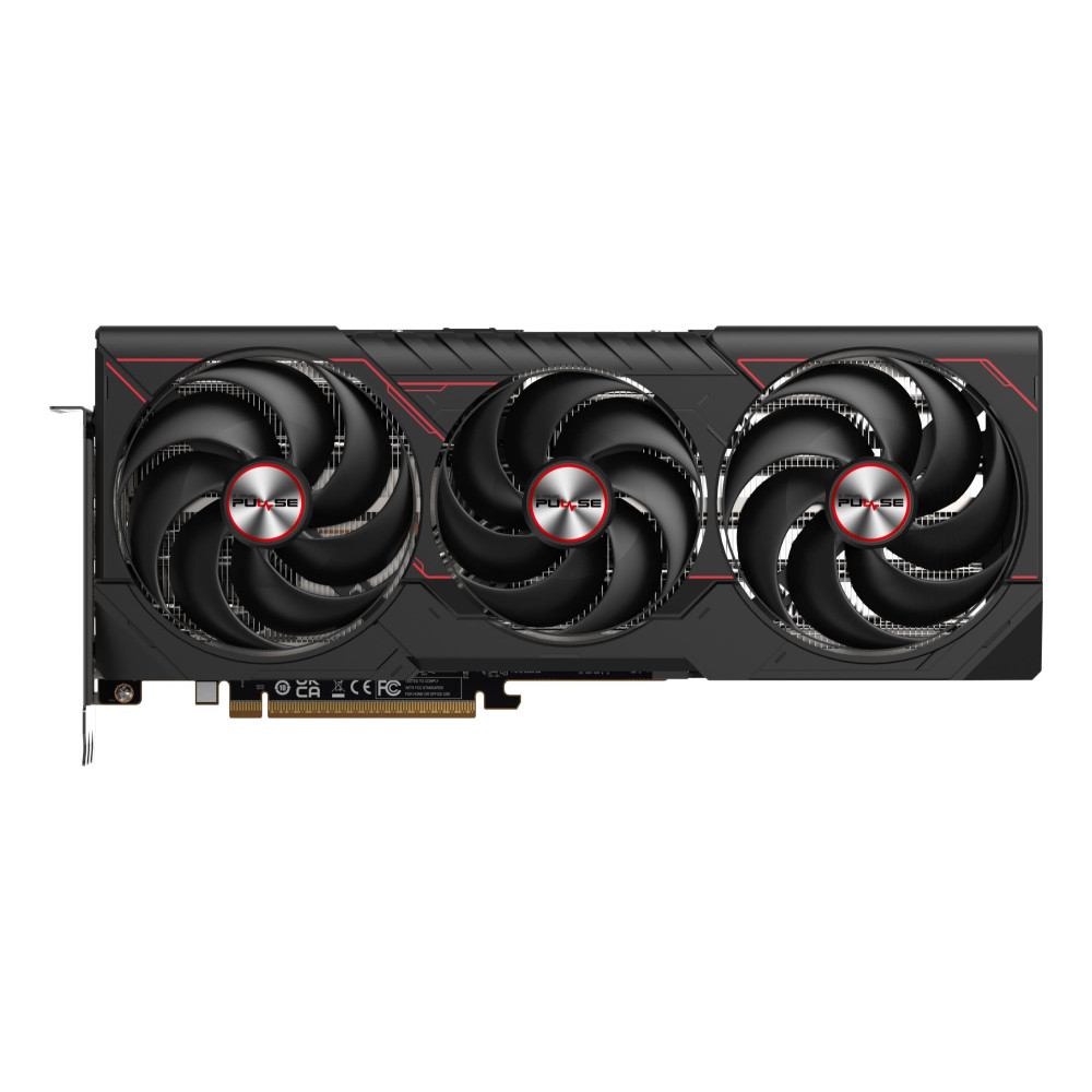 Graphics Card, SAPPHIRE, AMD Radeon RX 9070 XT, 16 GB, GDDR6, 256 bit, PCIE 5.0 16x, Triple slot Fansink, 2xHDMI, 2xDisplayPort, 11348-03-20G Graphics Card, SAPPHIRE, AMD Radeon RX 9070 XT, 16 GB, GDDR6, 256 bit, PCIE 5.0 16x, Triple slot Fansink, 2xHDMI, 2xDisplayPort, 11348-03-20G