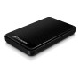 External HDD, TRANSCEND, StoreJet, 1TB, USB 3.0, Colour Black, TS1TSJ25A3K