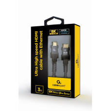 CABLE HDMI-HDMI 8K 3M SELECT/PLUS CCB-HDMI8K-3M GEMBIRD CABLE HDMI-HDMI 8K 3M SELECT/PLUS CCB-HDMI8K-3M GEMBIRD