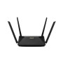 Wireless Router, ASUS, Wireless Router, 1800 Mbps, Mesh, Wi-Fi 5, Wi-Fi 6, IEEE 802.11n, USB, 1 WAN, 3x10/100/1000M, Number of antennas 4, RT-AX1800U