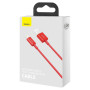 CABLE LIGHTNING TO USB 1M/RED CALYS-A09 BASEUS