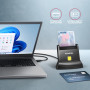 CARD READER STAND SMARTCARD/ID/USB-C 1.2M CRE-SM4NC AXAGON