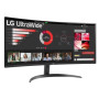 LCD Monitor, LG, 34WR50QC-B, 34, Curved/21 : 9, Panel VA, 3440x1440, 21:9, 100Hz, Matte, 5 ms, Tilt, Colour Black, 34WR50QC-B
