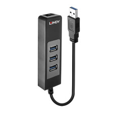 I/O HUB USB3 & LAN ADAPTER/43176 LINDY I/O HUB USB3 & LAN ADAPTER/43176 LINDY