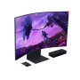 LCD Monitor,SAMSUNG,55,Gaming/4K/Curved,Panel VA,3840x2160,16:9,165Hz,1 ms,Speakers,Pivot,Height adjustable,Tilt,Colour Black,LS55BG970NUXEN