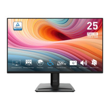 LCD Monitor, MSI, 24.5, Business, Matte, Panel IPS, 1920x1080, 16:9, 120Hz, 1 ms, Speakers, Colour Black, PROMP252E2