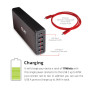 MOBILE CHARGER WALL 5P + CABLE/USB 111W CAC-1903EU CLUB3D