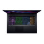 Notebook, ACER, Nitro, AN517-55-54KQ, CPU i5-12500H, 2500 MHz, 17.3, 1920x1080, RAM 16GB, DDR4, 3200 MHz, SSD 512GB, NVIDIA GeForce RTX 3060, 6GB, ENG/RUS, Windows 11 Home, Black, 3 kg, NH.QFWEL.003