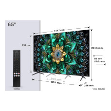 TV Set, TCL, 65 , 4K Ultra HD, 3840 x 2160 pixels, Flat, 16:9, QD-Mini LED, 65Q6C TV Set, TCL, 65 , 4K Ultra HD, 3840 x 2160 pixels, Flat, 16:9, QD-Mini LED, 65Q6C