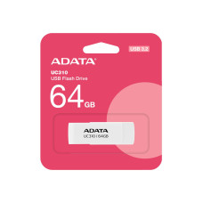 MEMORY DRIVE FLASH USB3.2 64GB/WHITE UC310-64G-RWH ADATA MEMORY DRIVE FLASH USB3.2 64GB/WHITE UC310-64G-RWH ADATA