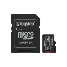 MEMORY MICRO SDXC 512GB UHS-I/W/ADAPTER SDCS3/512GB KINGSTON