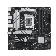 Mainboard, ASUS, Intel B760 Express, LGA1700, Micro-ATX, Memory DDR5, Memory slots 4, 2xPCI-Express 4.0 16x, 2xM.2, 1xHDMI, 2xDisplayPort, 4xUSB 2.0, 2xUSB 3.2, 1xPS/2, 1xRJ45, 3xAudio port, PRIMEB760M-A-CSM