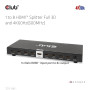 VIDEO SPLITTER HDMI 8PORT/3D 4K 60HZ CSV-1383 CLUB3D
