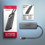 I/O HUB USB-C 5IN1 8K/0.15M HMC-5H8K AXAGON