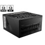 Power Supply, MSI, 1000 Watts, Efficiency 80 PLUS GOLD, PFC Active, MPGA1000GPCIE5