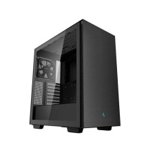 Case, DEEPCOOL, CH510, MiniTower, Case product features Transparent panel, Not included, Colour Black, R-CH510-BKNNE1-G-1
