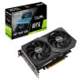 Graphics Card, ASUS, NVIDIA GeForce RTX 3060, 12 GB, 192 bit, PCIE 4.0 16x, GDDR6, GPU 1837 MHz, 1xHDMI, 3xDisplayPort, DUAL-RTX3060-O12G-V2