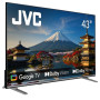 TV Set, JVC, 43, 4K, 3840x2160, Wireless LAN, Bluetooth, Silver, LT-43VG7400