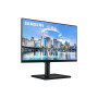 LCD Monitor, SAMSUNG, 24, Business, Panel IPS, 1920x1080, 16:9, 75Hz, 5 ms, Swivel, Pivot, Height adjustable, Tilt, Colour Black, LF24T450FQRXXE
