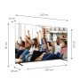 TV Set, THOMSON, 65 , 4K Ultra HD, 3840 x 2160 pixels, Flat, 16:9, LED, 65UG4S14