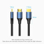 CABLE HDMI MALE TO MALE 2M/ALGLH VENTION