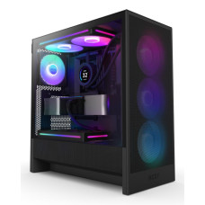 Case, NZXT, H5 FLOW RGB 2024, MidiTower, Case product features Transparent panel, Not included, ATX, EATX, MicroATX, MiniITX, Colour Black, CC-H52FB-R1 Case, NZXT, H5 FLOW RGB 2024, MidiTower, Case product features Transparent panel, Not included, ATX, EATX, MicroATX, MiniITX, Colour Black, CC-H52FB-R1