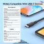 CABLE USB-C TO USB2.0/0.25M BLACK CTHBC VENTION