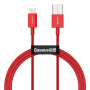 CABLE LIGHTNING TO USB 1M/RED CALYS-A09 BASEUS