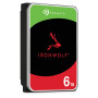 HDD, SEAGATE, IronWolf, 6TB, SATA, 256 MB, 5400 rpm, Discs/Heads 4/8, 3,5, ST6000VN006