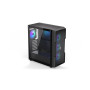 Case, ENDORFY, Regnum 400 ARGB, MidiTower, Case product features Transparent panel, Not included, ATX, MicroATX, MiniITX, Colour Black, EY2A009